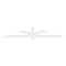 Ekena Millwork Redmond Architectural Grade PVC Gable Bracket, 108"W x 18"H x 4"D x 4"F, 4/12 Pitch GBP108X18X0404RED00 - alternate 5